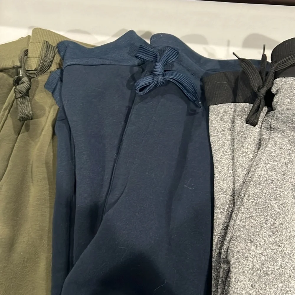 THREE Real-Essentials sweatpants. All size XL. NWOT.
